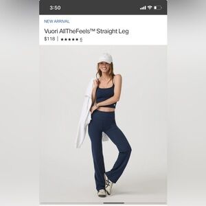 NWT Vuori All The Feels Pants